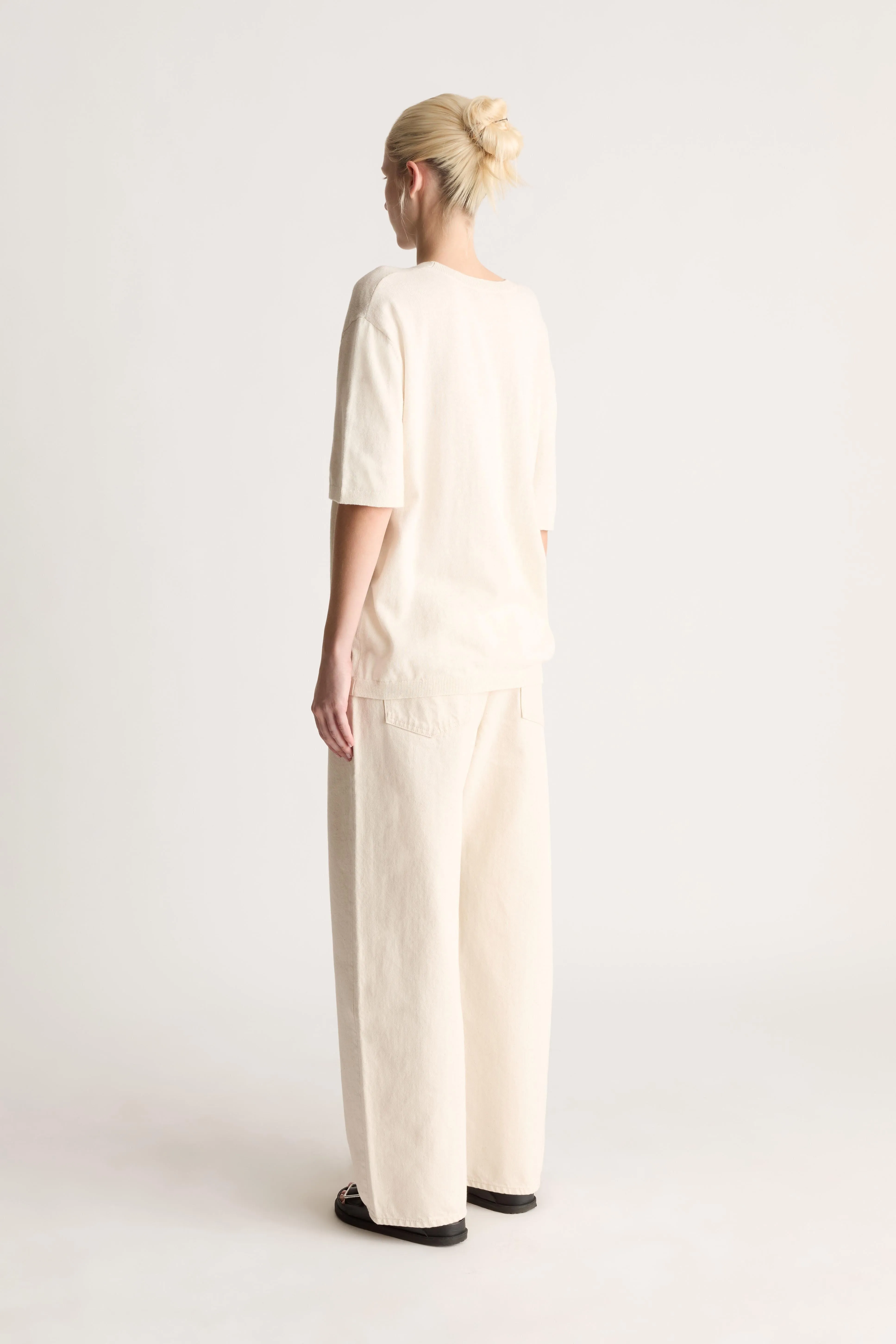Cotton Cashmere Oversized Tee