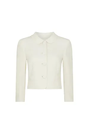 Cream Crepe Opera Jacket