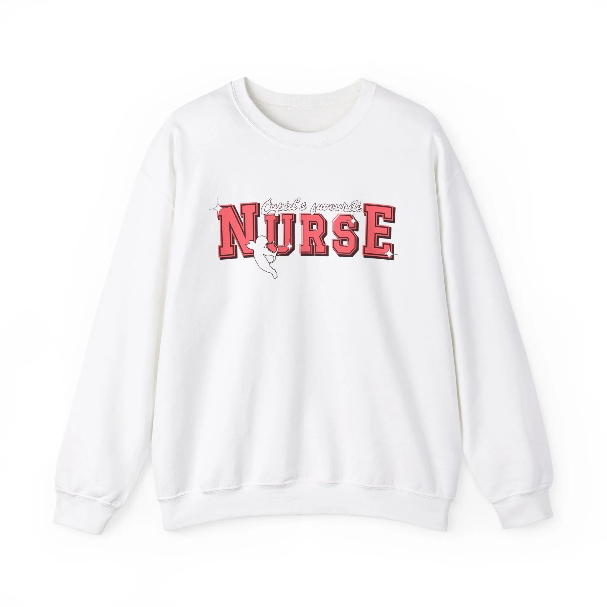 Cupid's Fav Nurse Valentines Day Sweatshirt