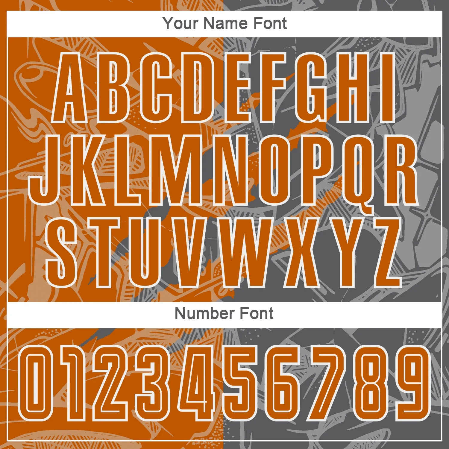 Custom Graffiti Pattern Texas Orange-Steel Gray Scratch Sublimation Soccer Uniform Jersey