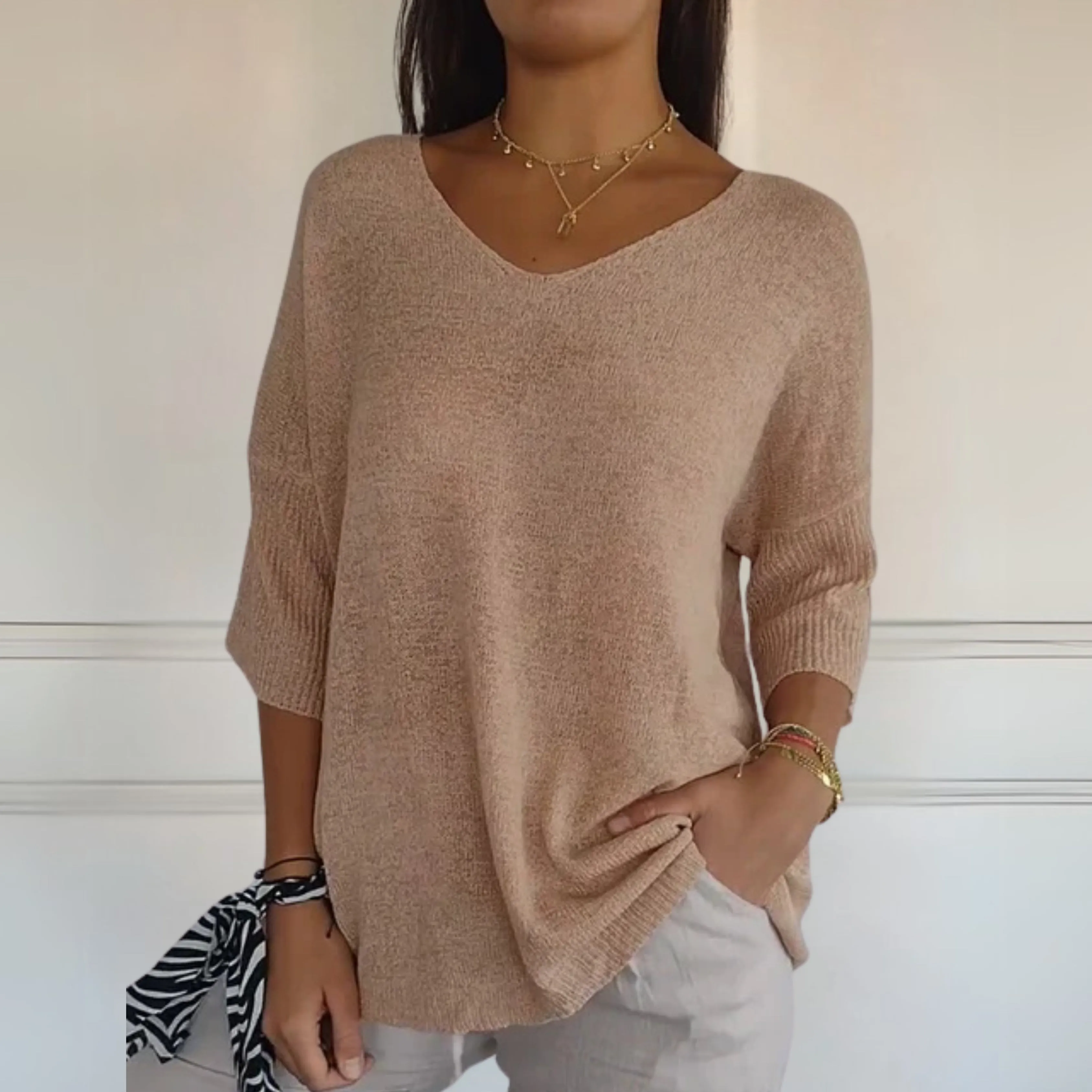 Cynthia | Women's Knitted Sweater | Oversize