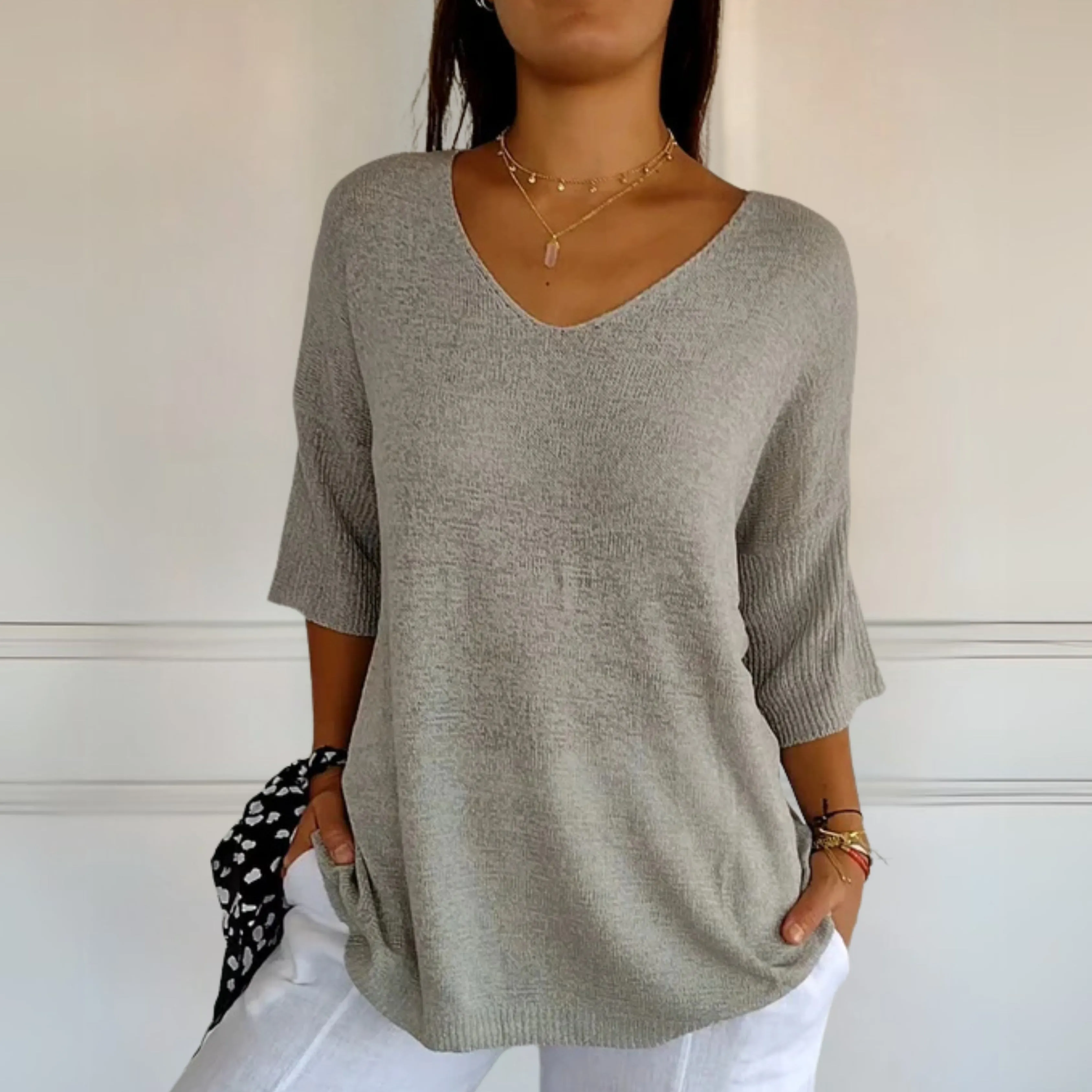 Cynthia | Women's Knitted Sweater | Oversize
