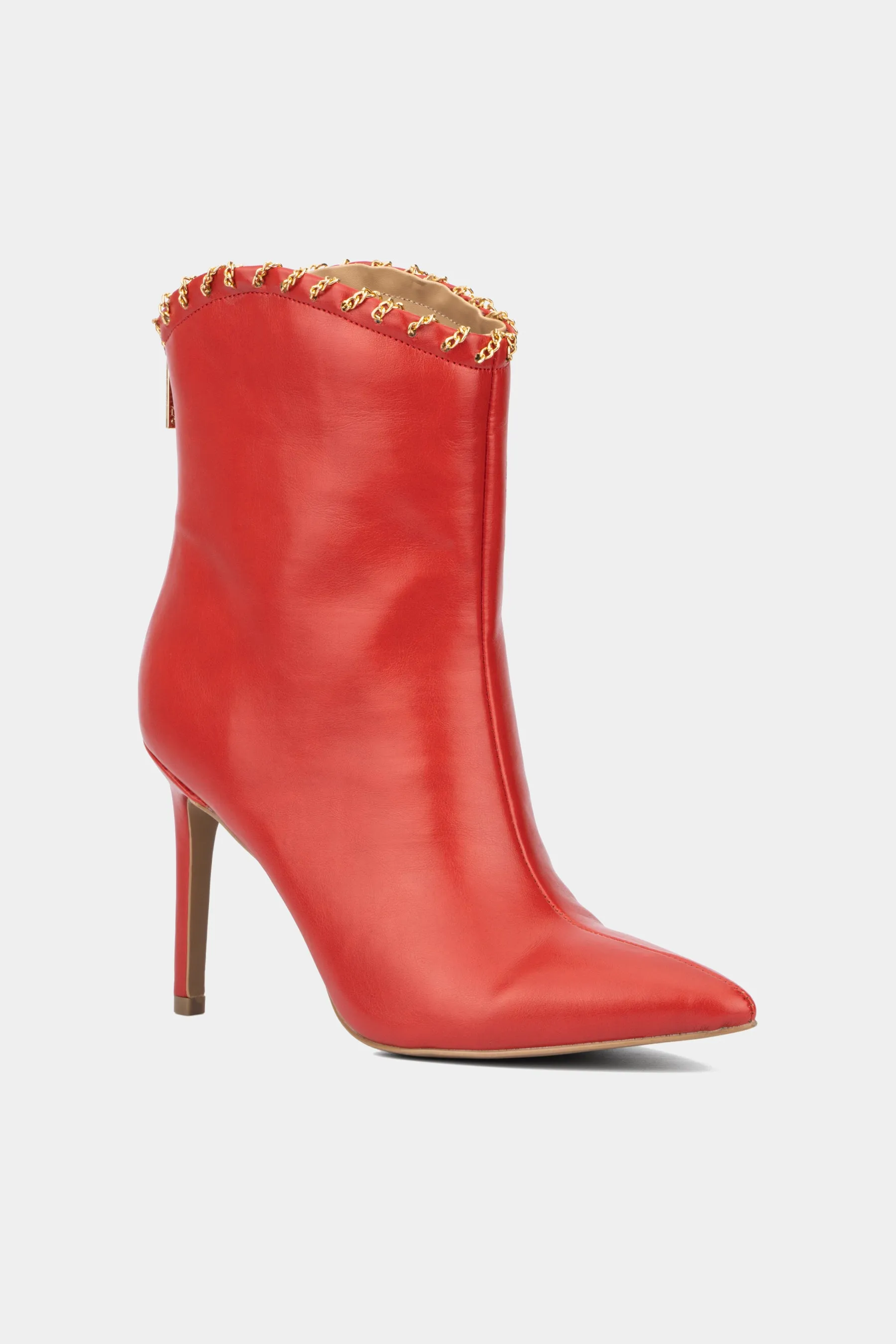 Deborah Chain Detail Booties