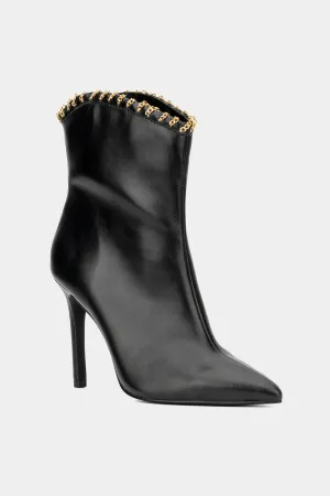 Deborah Chain Detail Booties