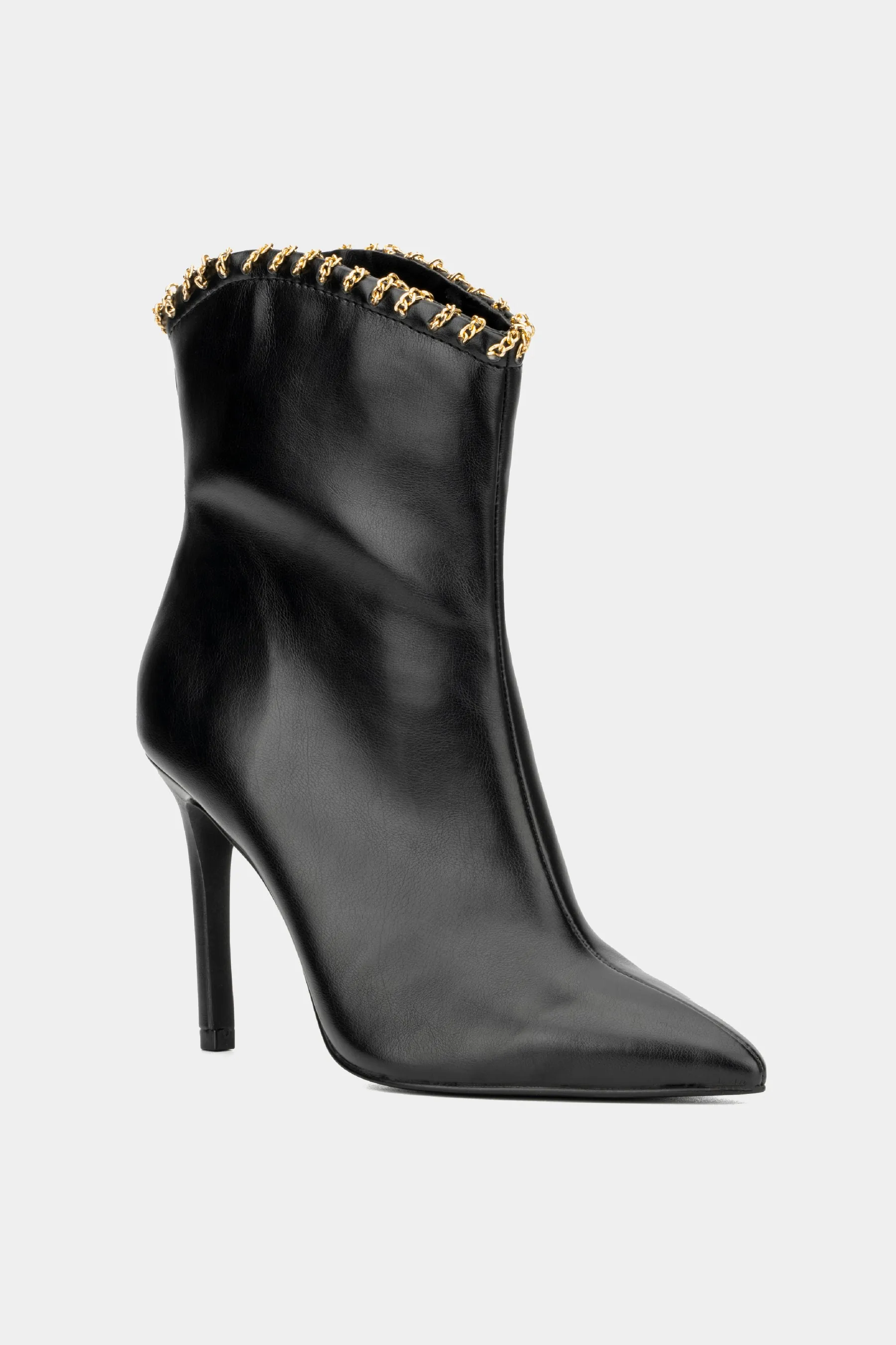 Deborah Chain Detail Booties