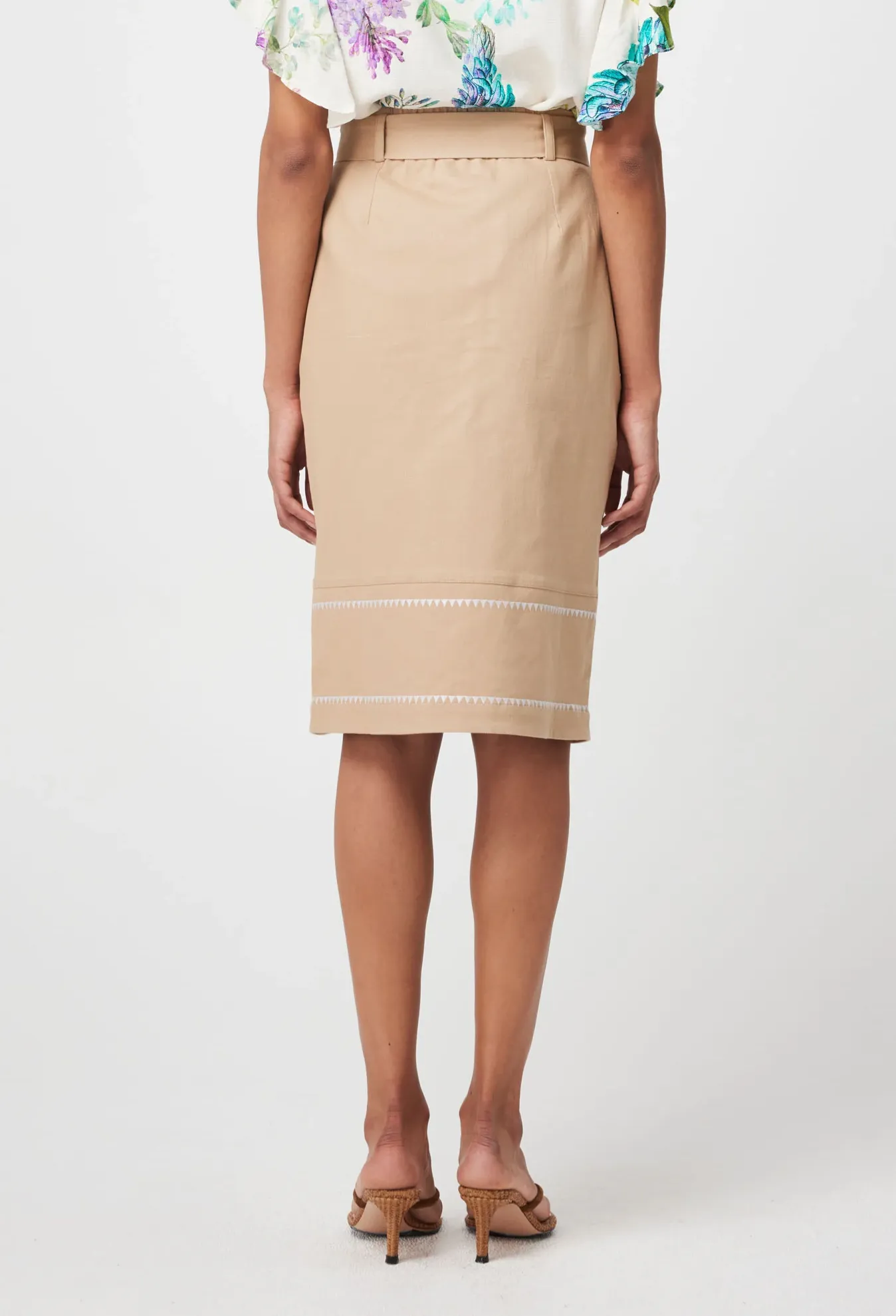 DELRAY Embroidered Skirt