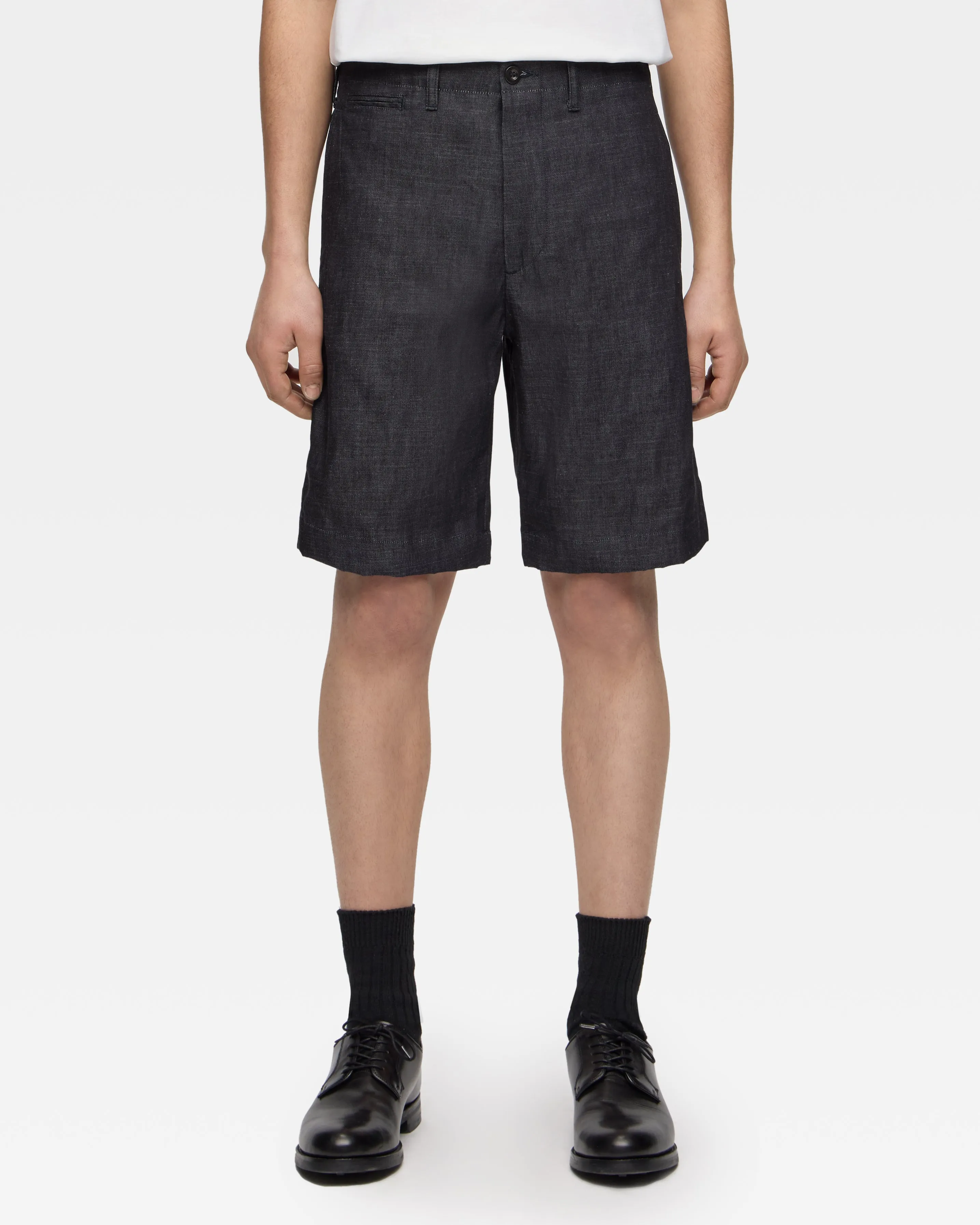 DENIM SLIM SHORTS