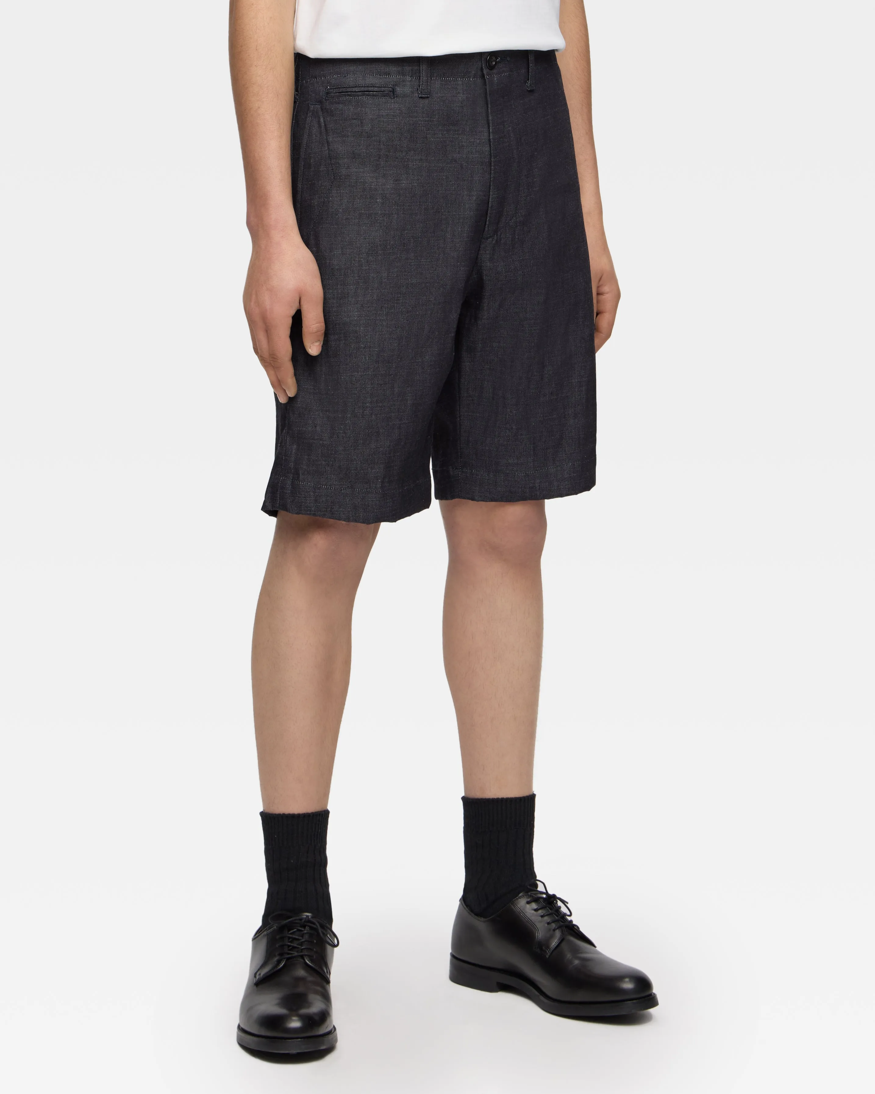 DENIM SLIM SHORTS