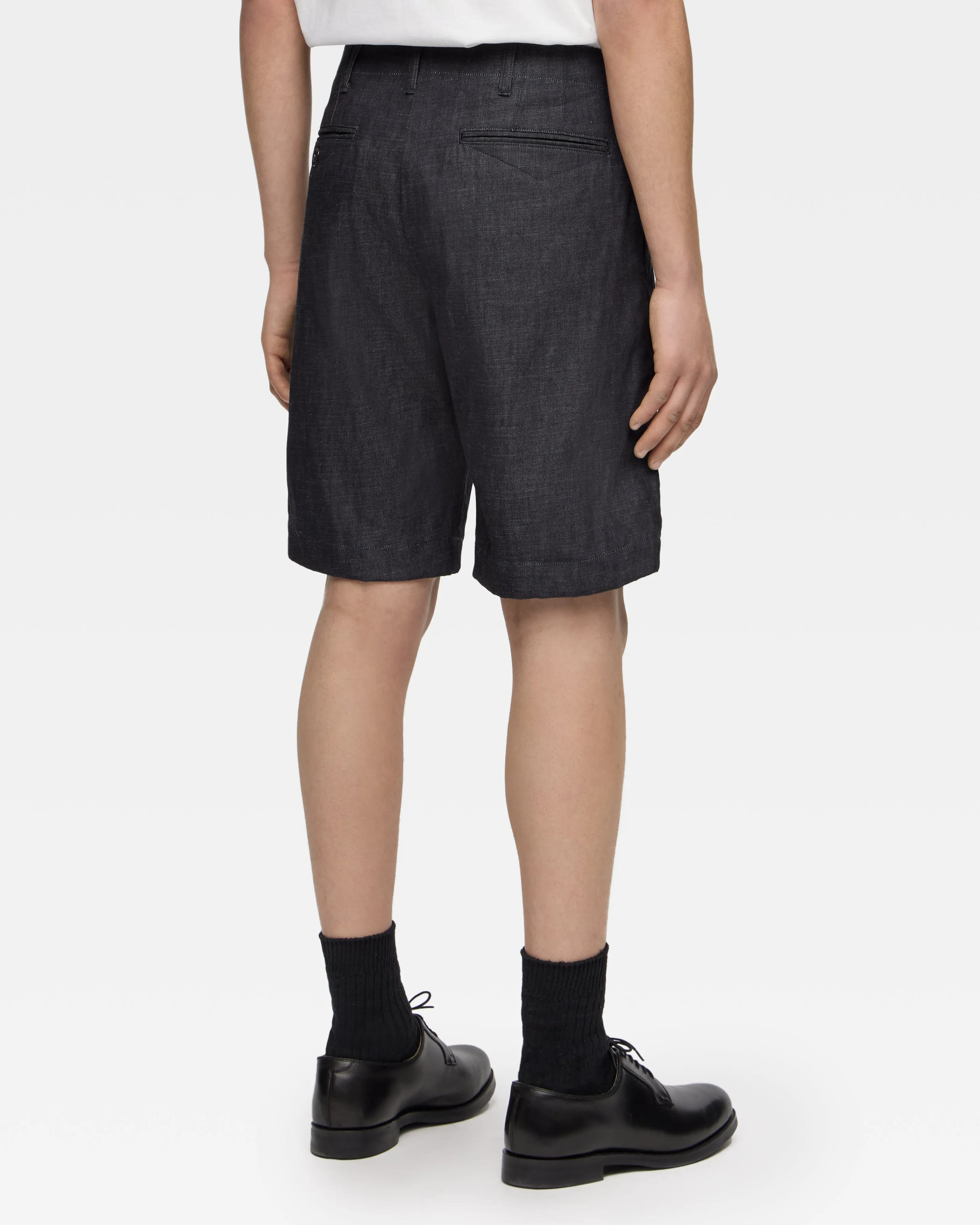 DENIM SLIM SHORTS