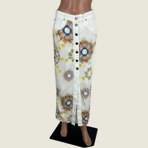Desigual Tie Die Maxi Skirt 38