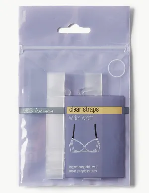 Detachable Clear Bra Straps - Wider Width