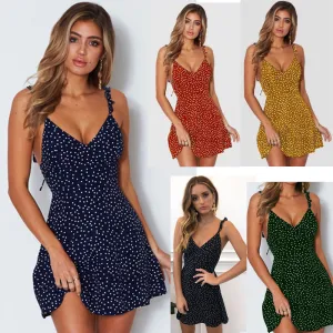 Dot the Day Strappy Sundress