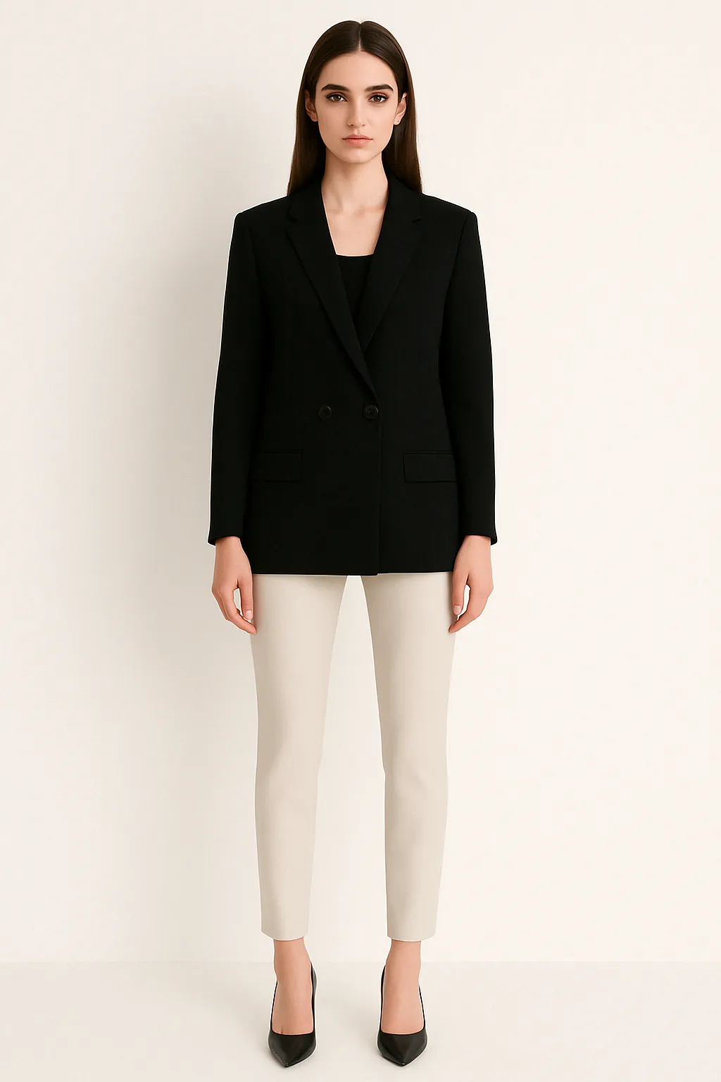 DOUBLE BREASTED BLAZER