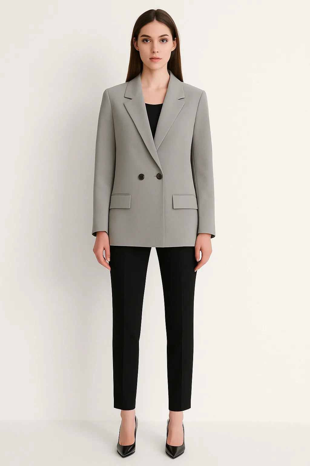 DOUBLE BREASTED BLAZER
