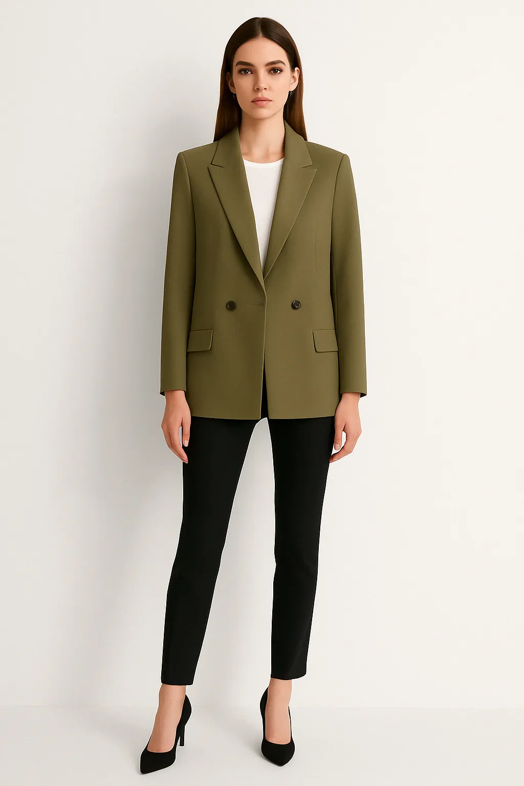 DOUBLE BREASTED BLAZER
