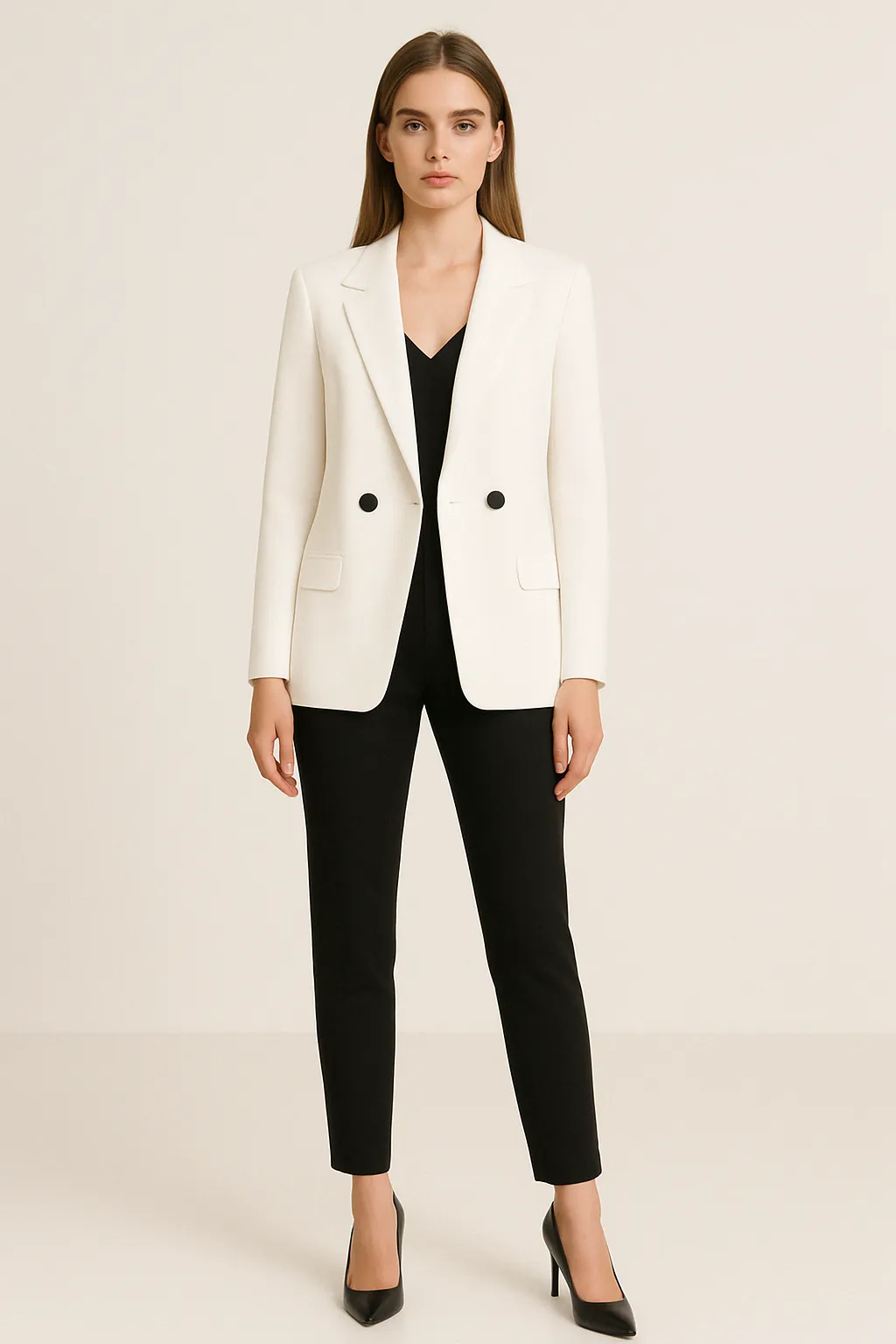 DOUBLE BREASTED BLAZER