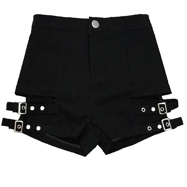 Double Strap Slim Shorts SD00448