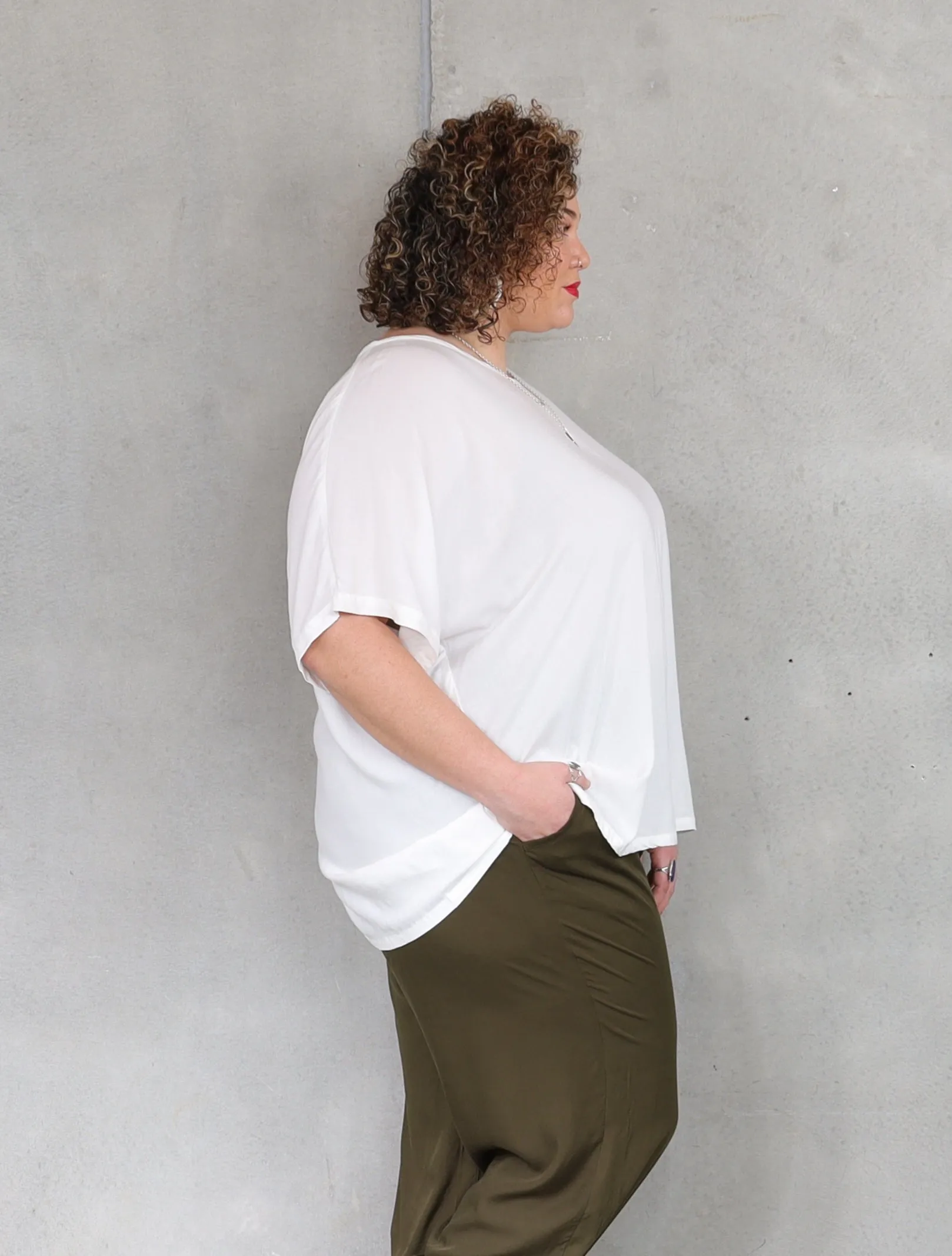Drape Top - French Vanilla