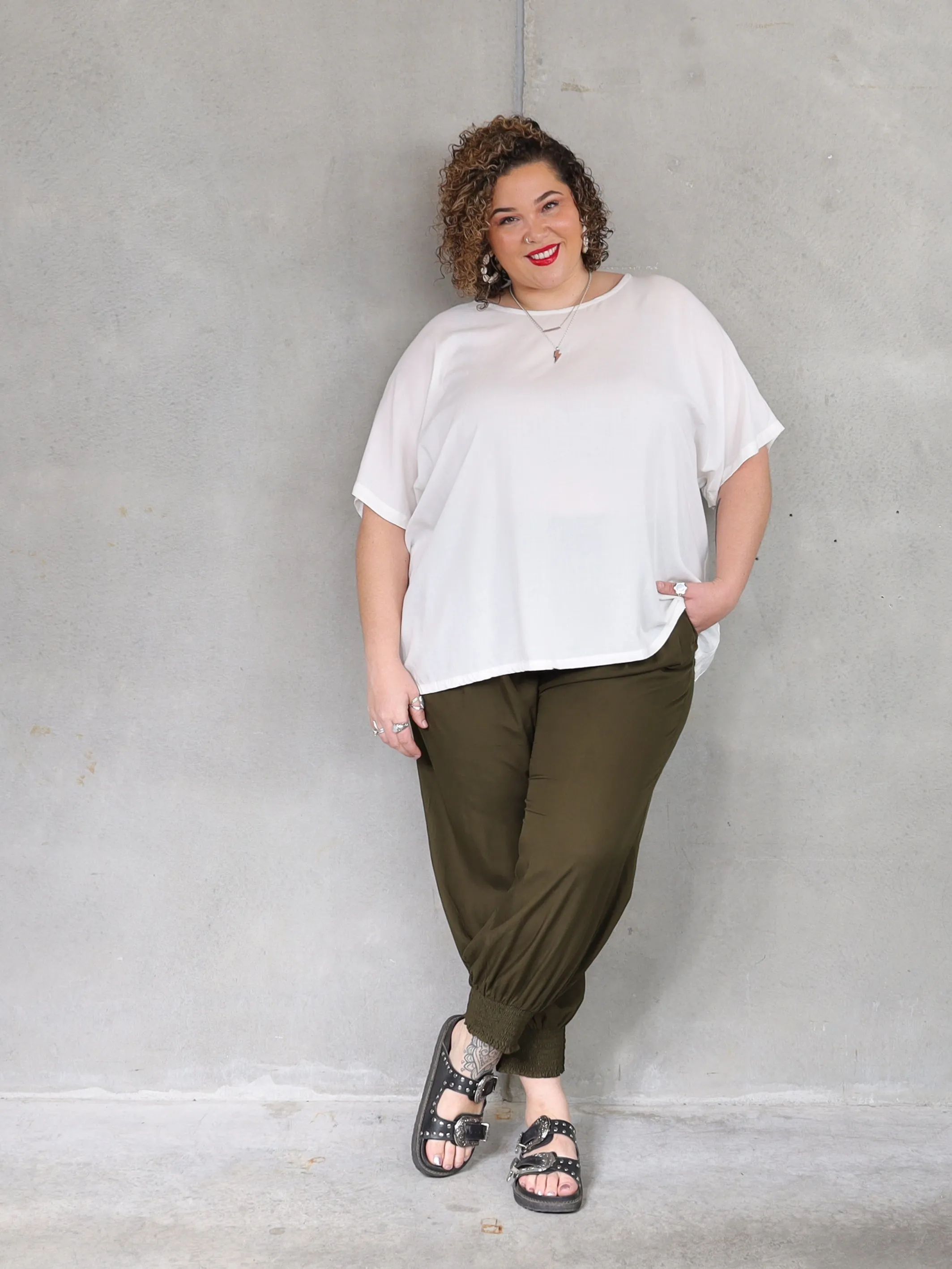 Drape Top - French Vanilla