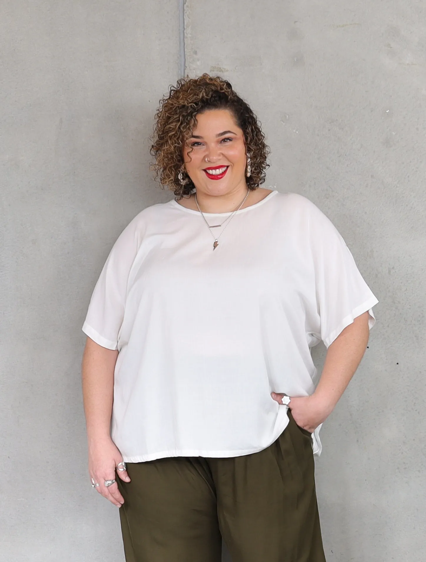 Drape Top - French Vanilla
