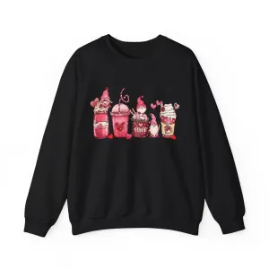 Drinks Cute Velentines Day Sweatshirt