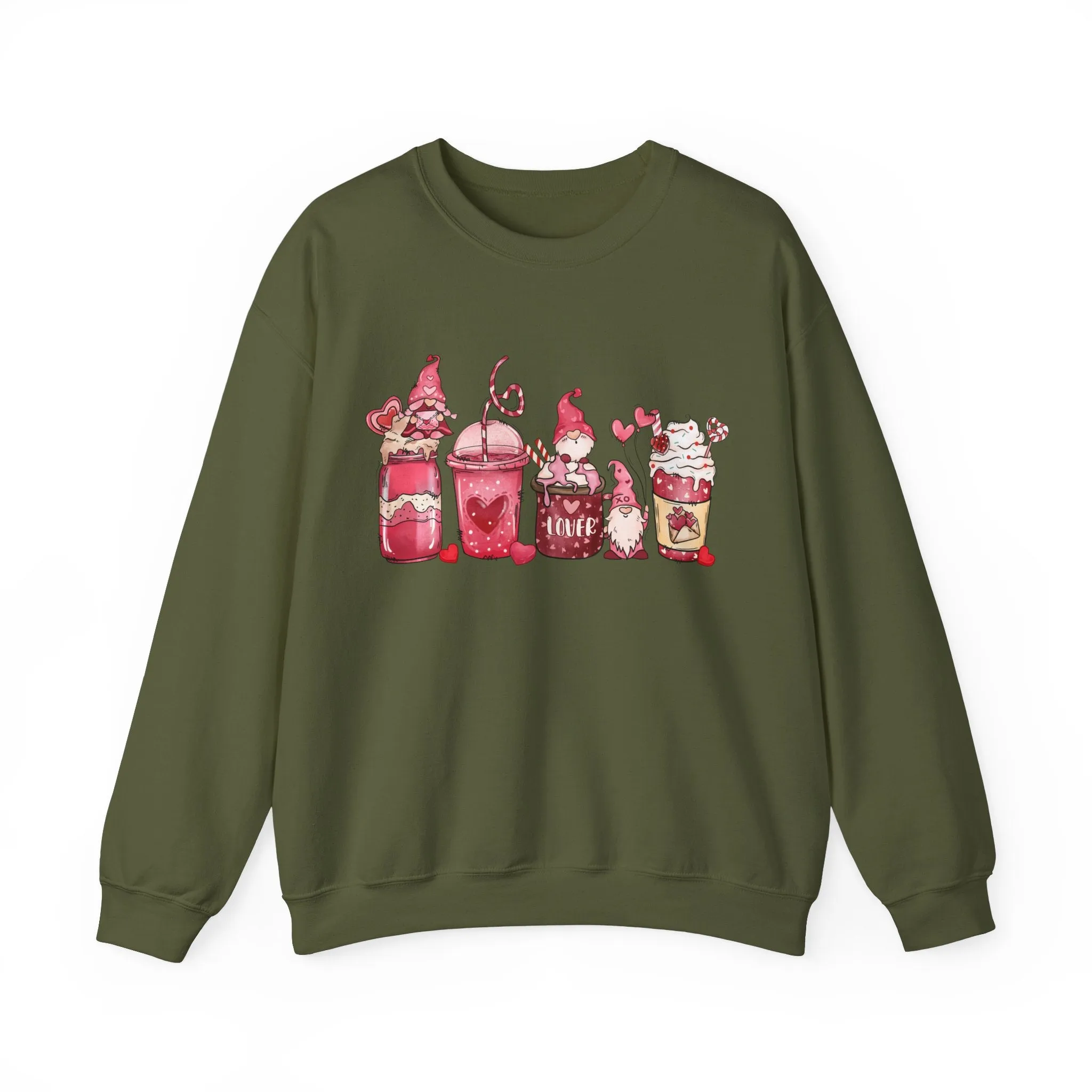 Drinks Cute Velentines Day Sweatshirt