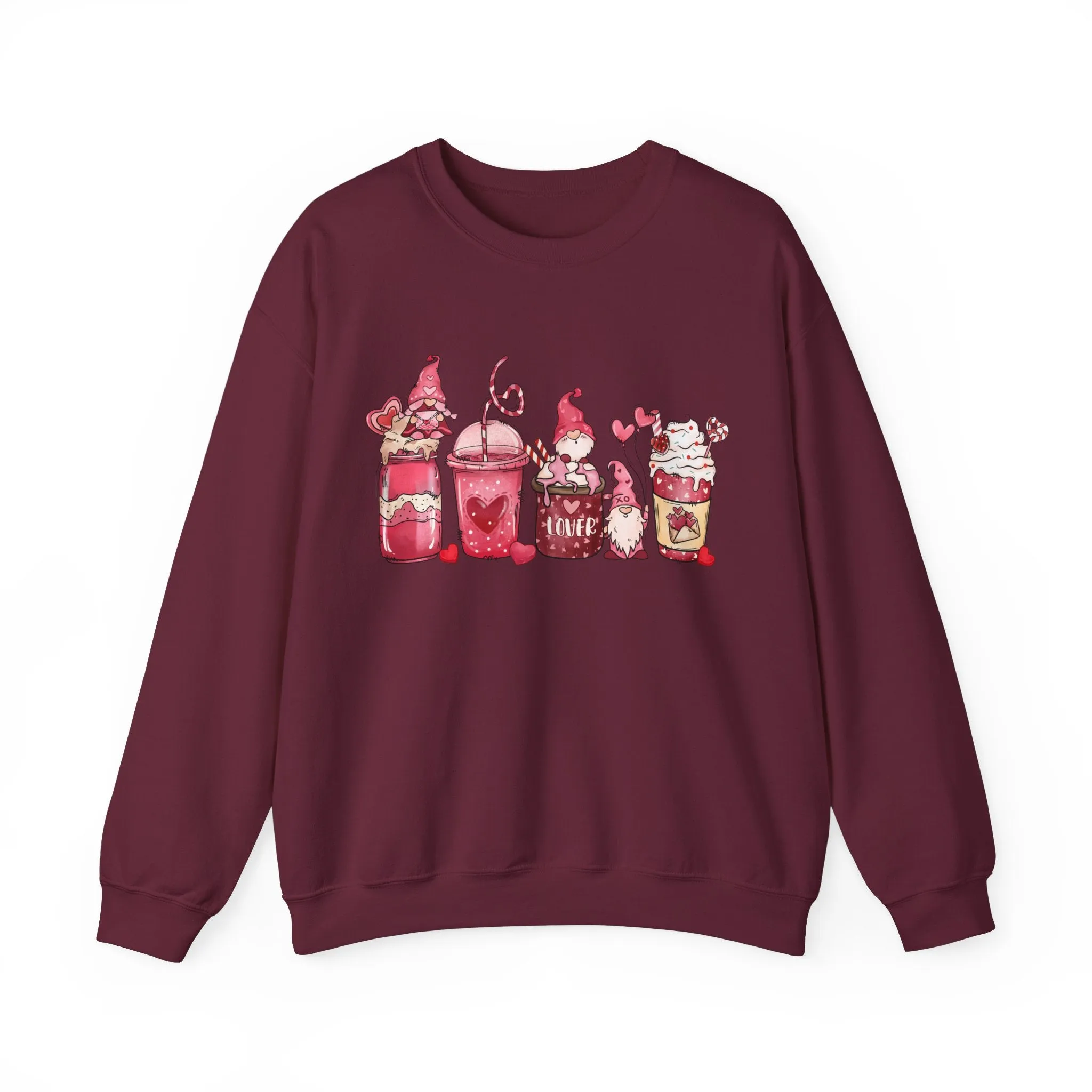 Drinks Cute Velentines Day Sweatshirt