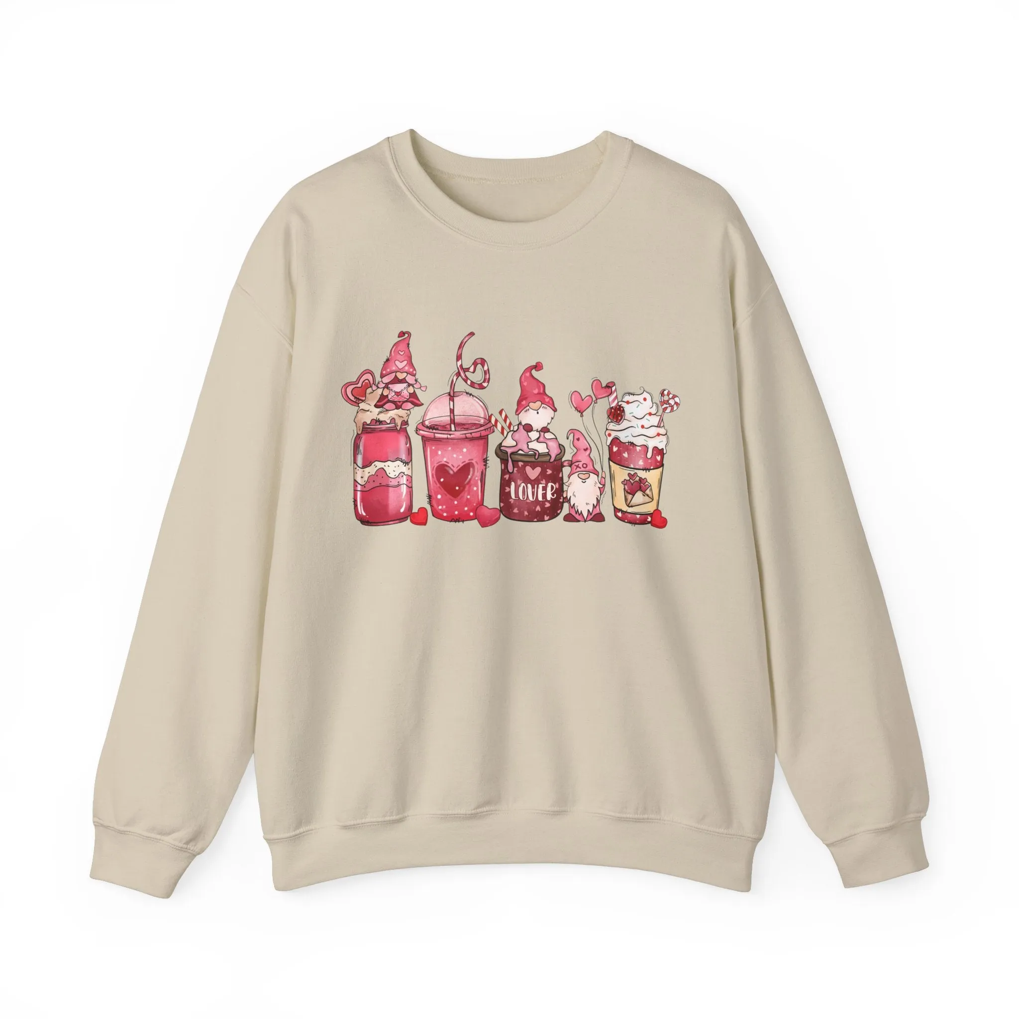 Drinks Cute Velentines Day Sweatshirt