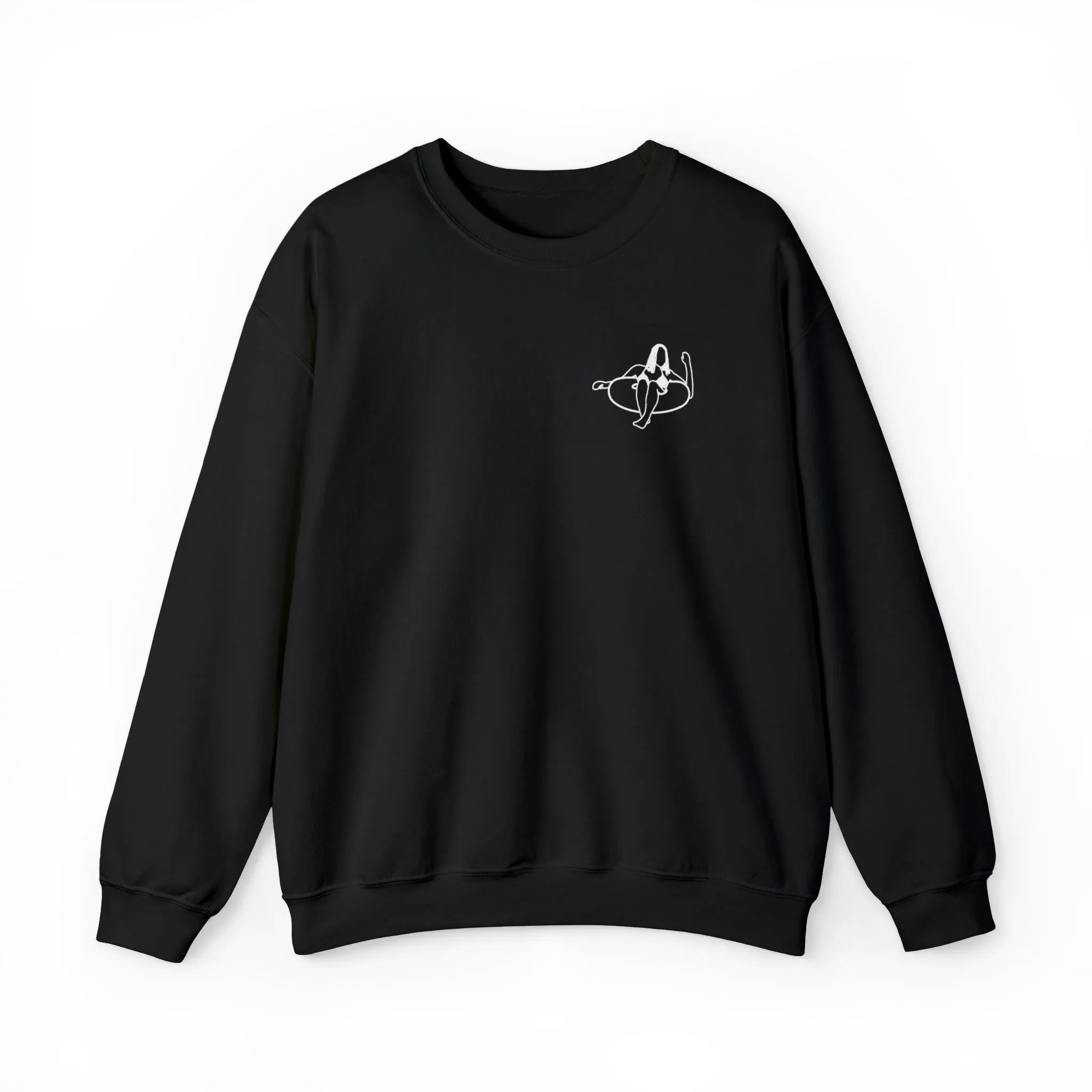 Dutch Hollow Inner Tube Girl -  Unisex Crewneck Sweatshirt Heavy Blend™