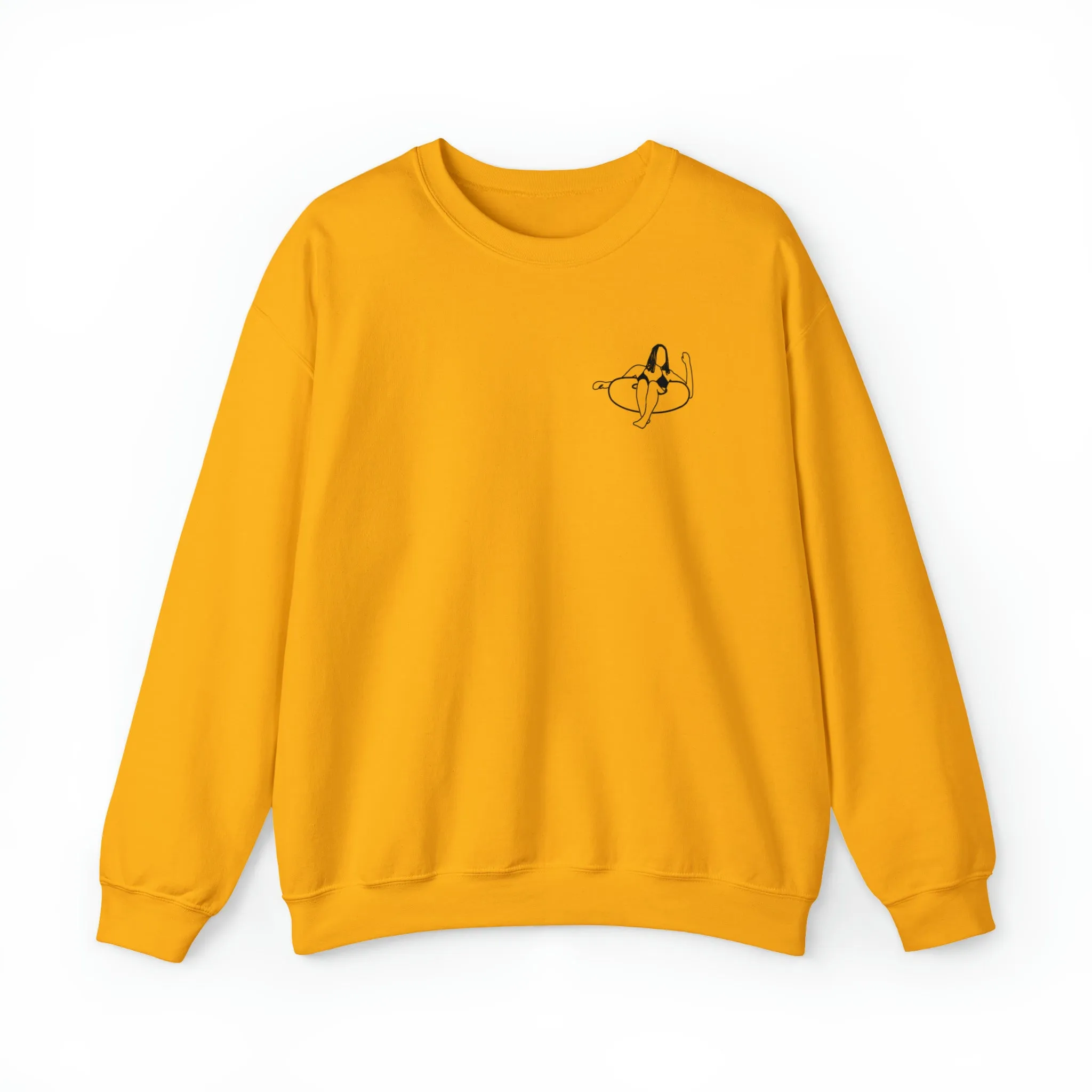 Dutch Hollow Inner Tube Girl -  Unisex Crewneck Sweatshirt Heavy Blend™