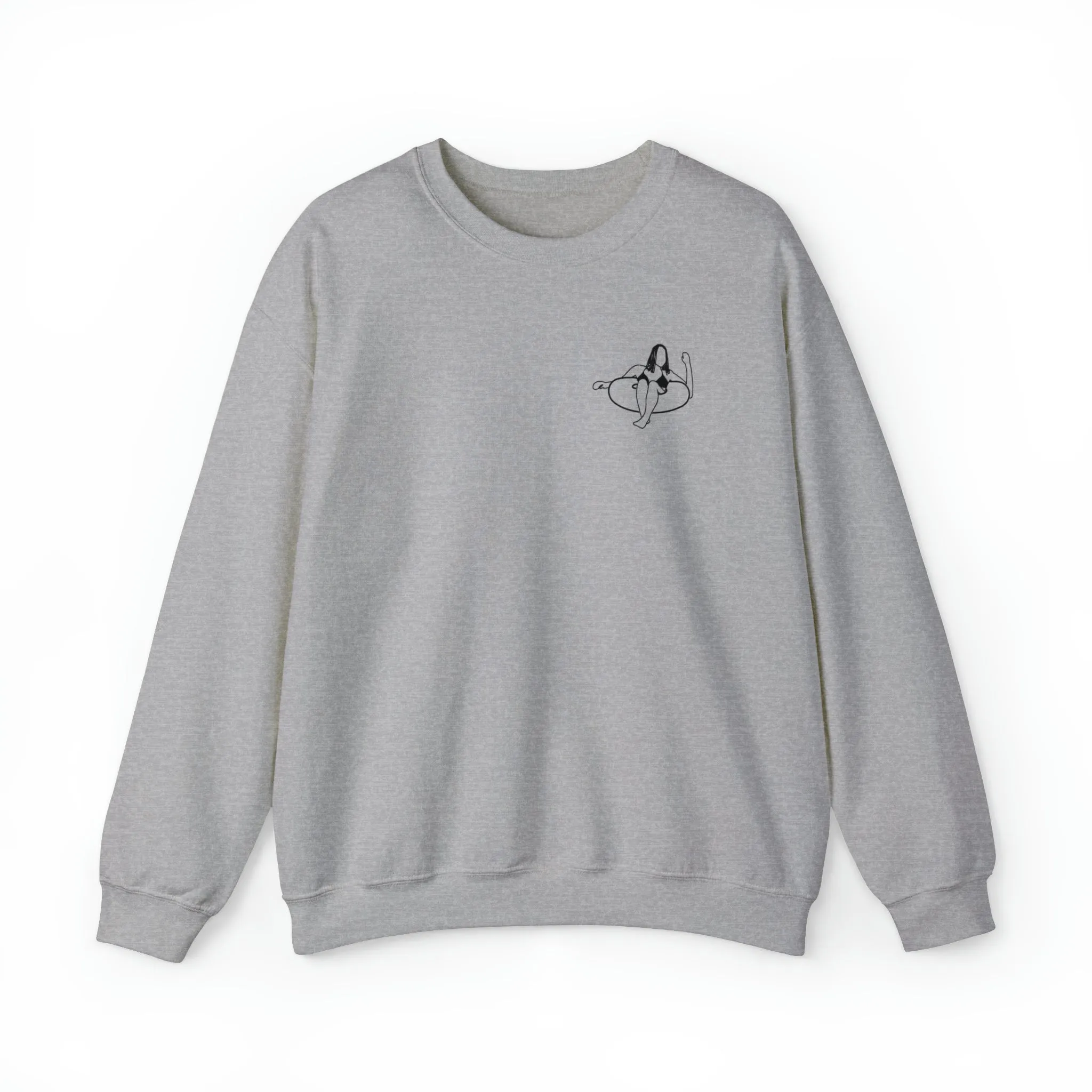 Dutch Hollow Inner Tube Girl -  Unisex Crewneck Sweatshirt Heavy Blend™