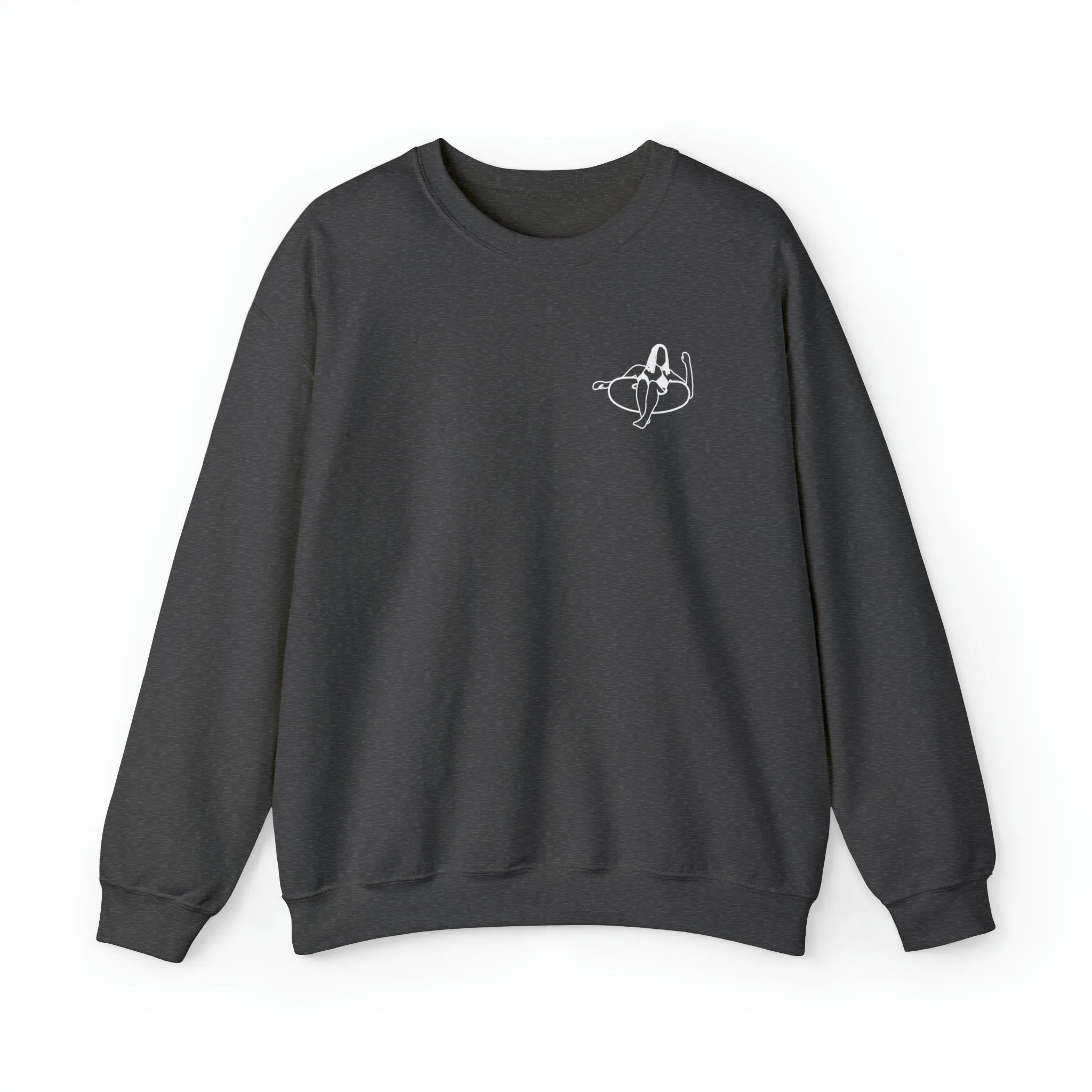 Dutch Hollow Inner Tube Girl -  Unisex Crewneck Sweatshirt Heavy Blend™