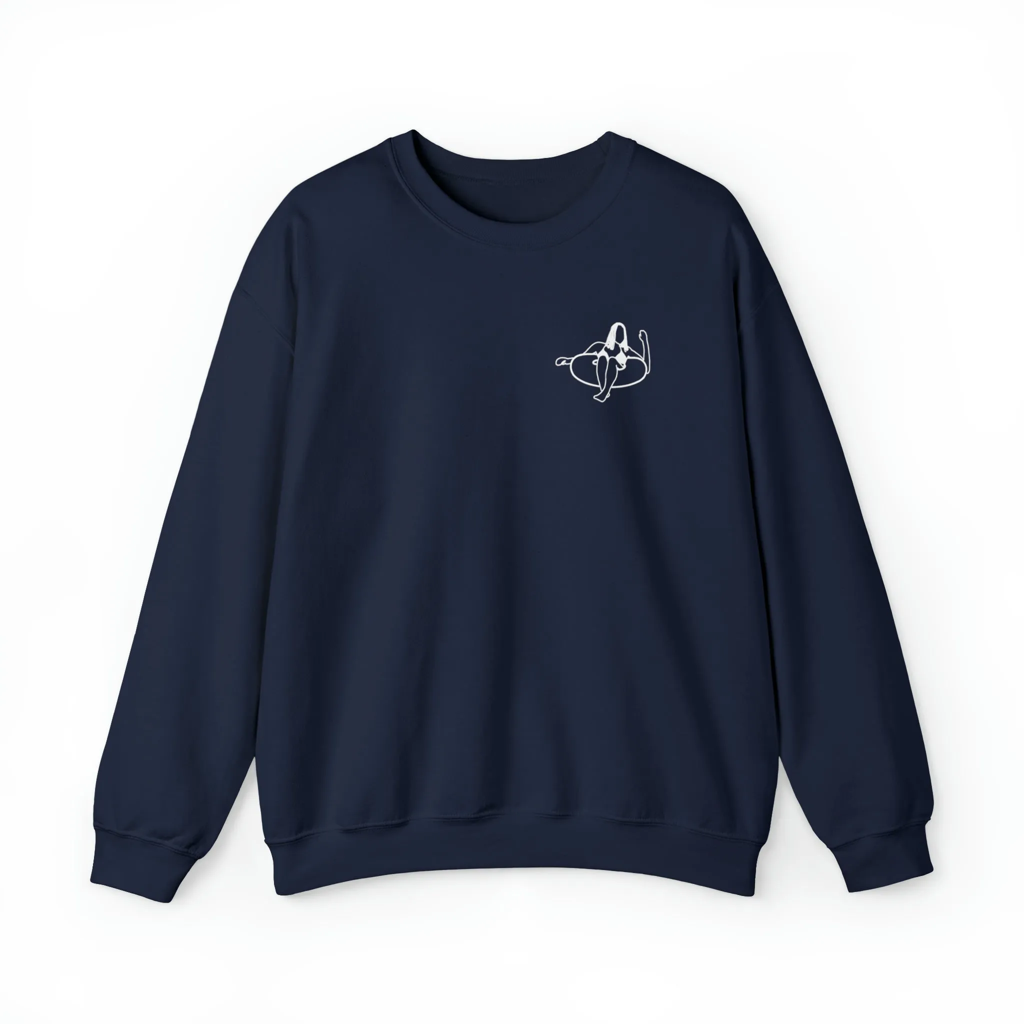 Dutch Hollow Inner Tube Girl -  Unisex Crewneck Sweatshirt Heavy Blend™