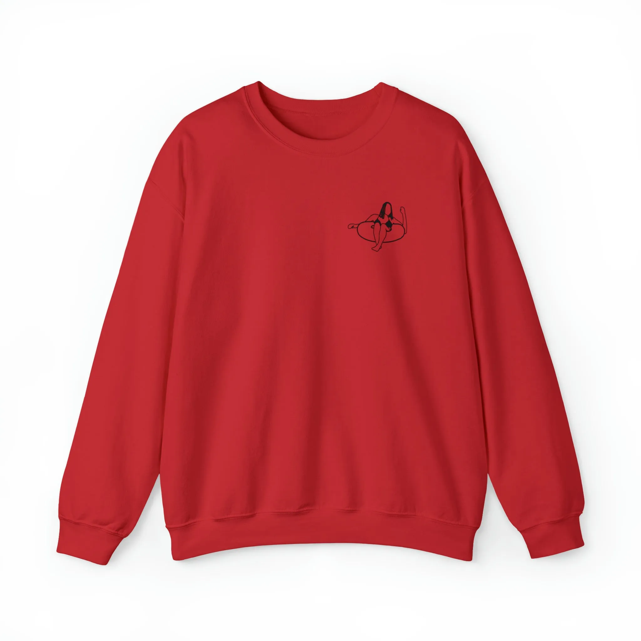 Dutch Hollow Inner Tube Girl -  Unisex Crewneck Sweatshirt Heavy Blend™