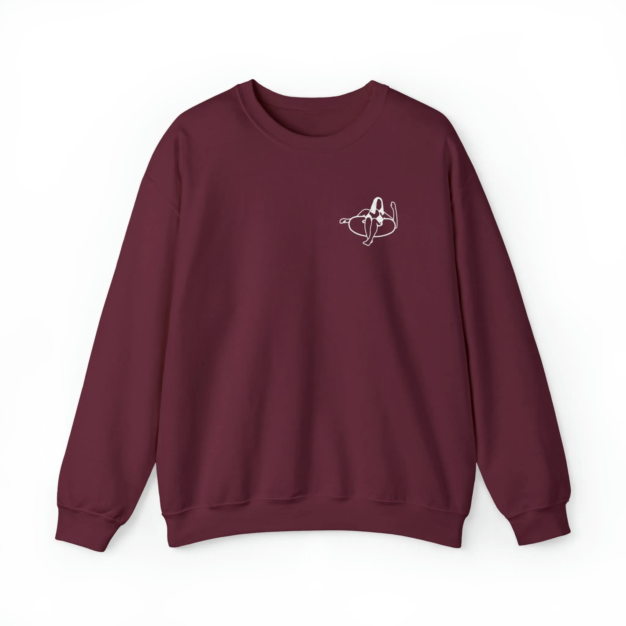 Dutch Hollow Inner Tube Girl -  Unisex Crewneck Sweatshirt Heavy Blend™