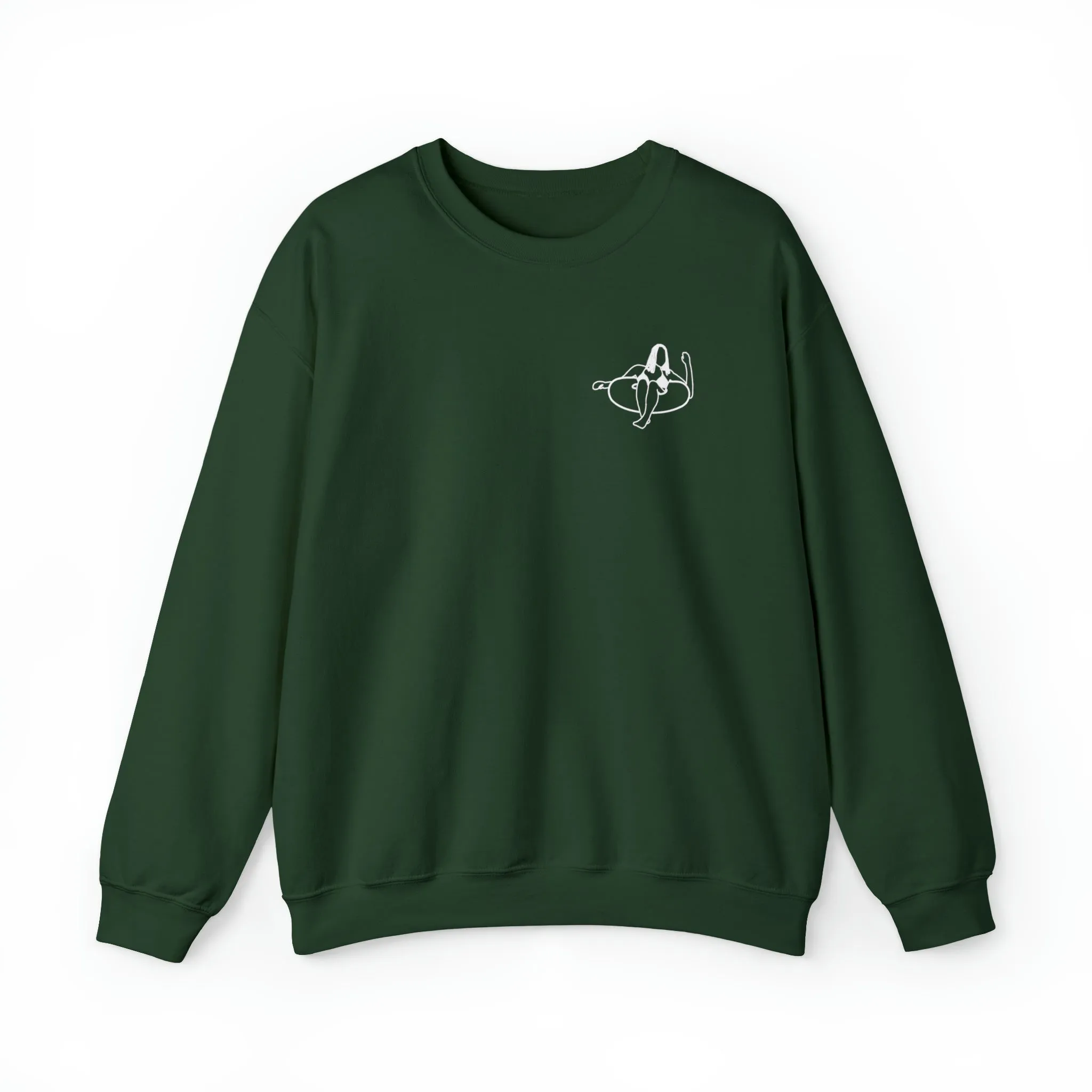 Dutch Hollow Inner Tube Girl -  Unisex Crewneck Sweatshirt Heavy Blend™