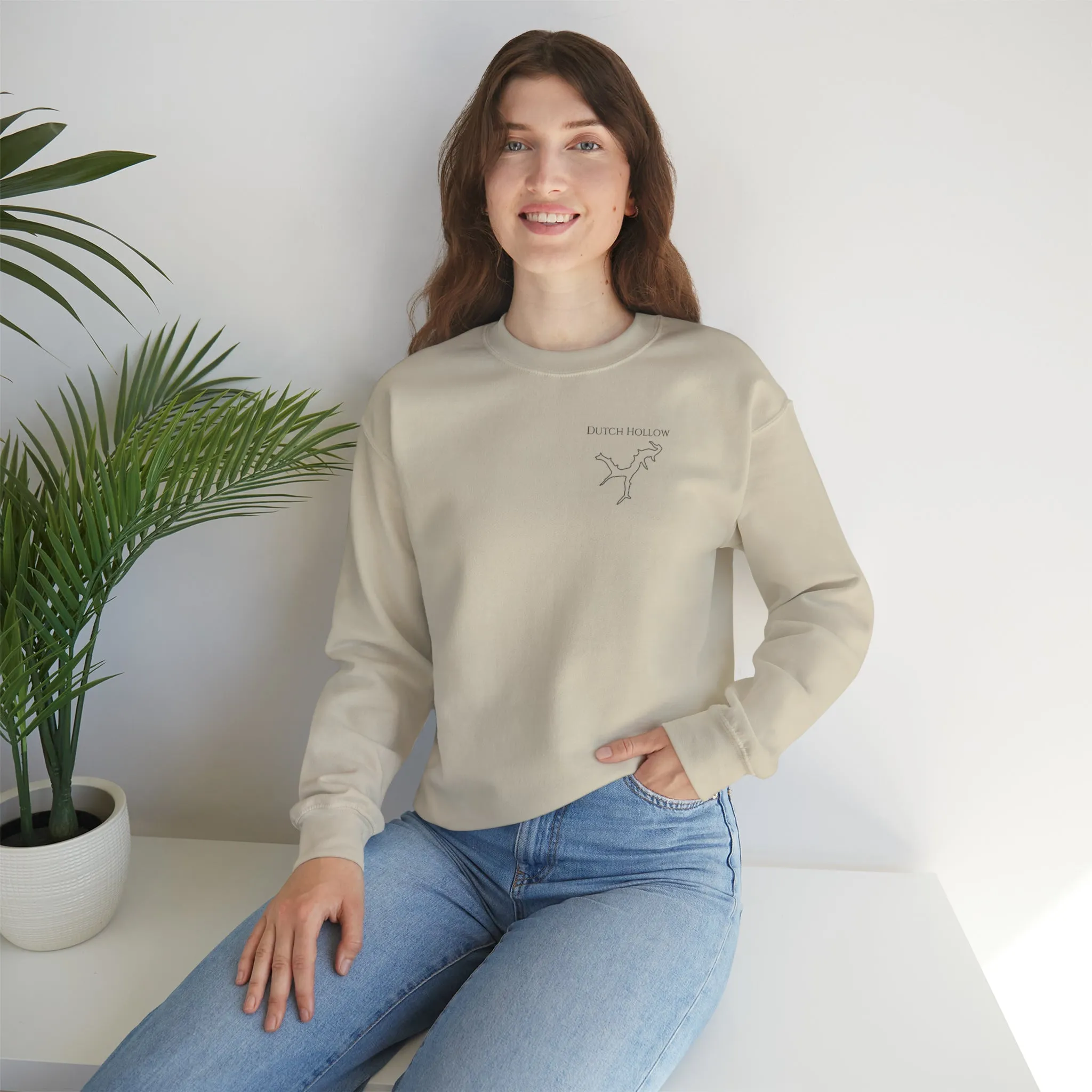 Dutch Hollow Plain Unisex Crewneck Sweatshirt Heavy Blend™
