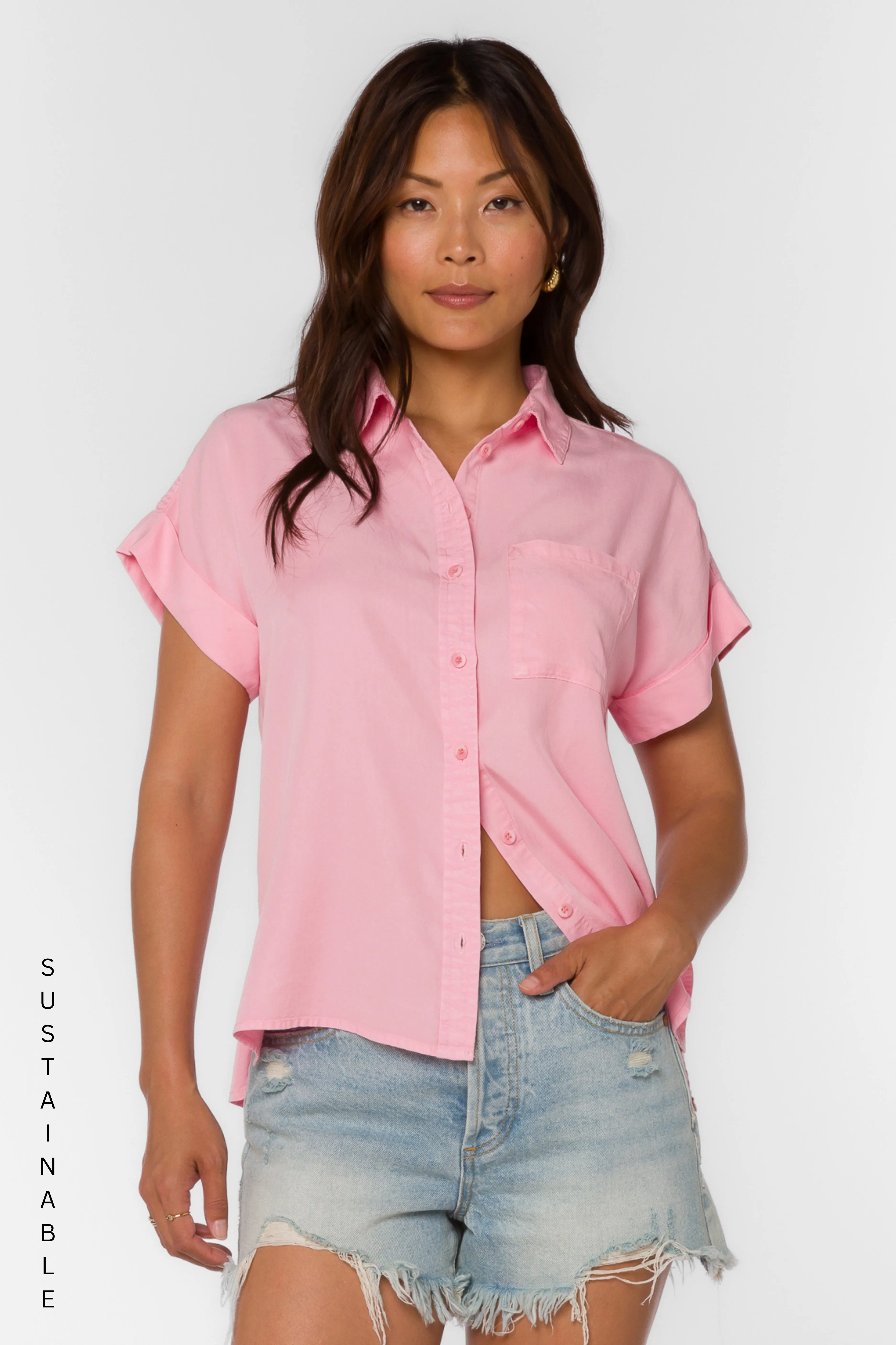 Edison Candy Pink Shirt
