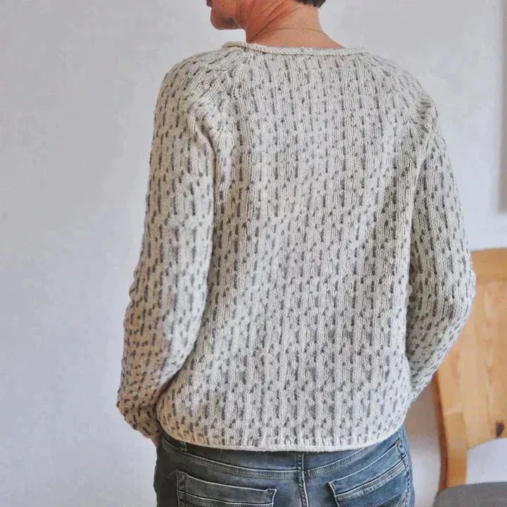 Elegant gray sweater