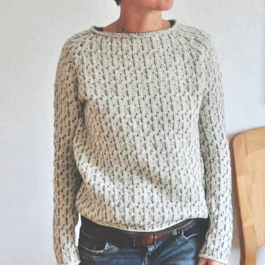 Elegant gray sweater