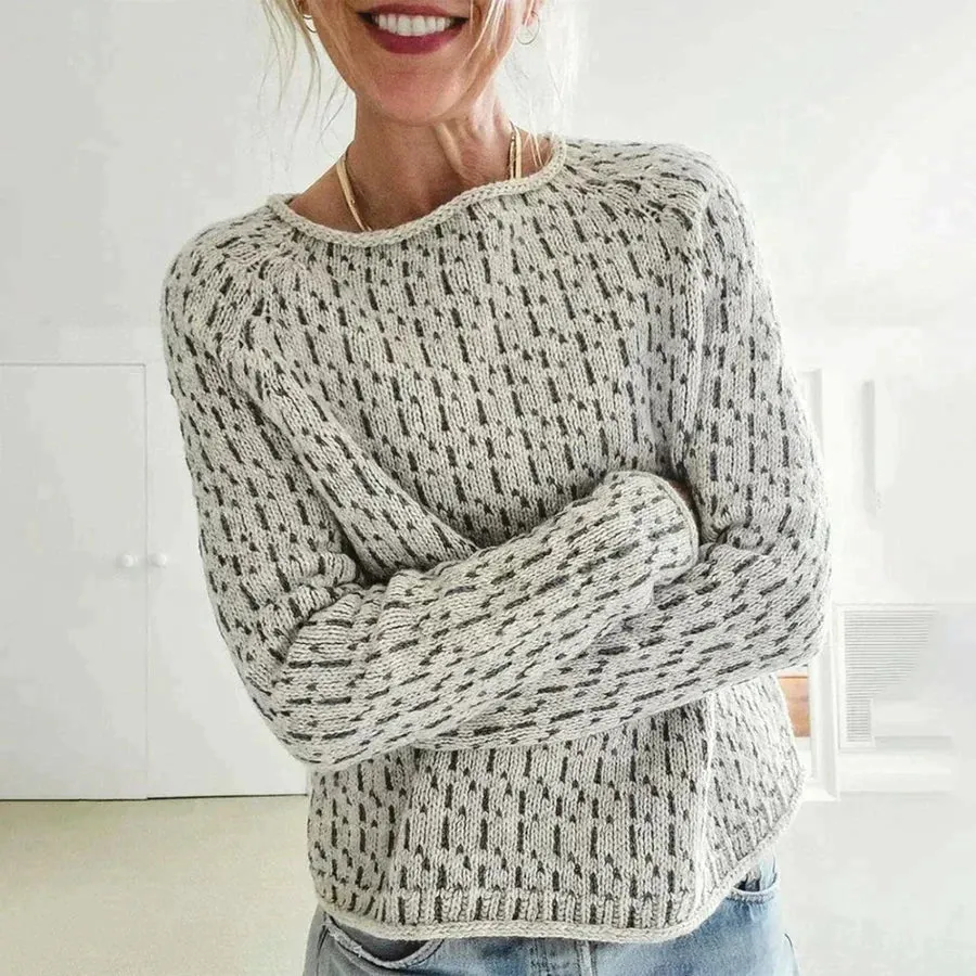 Elegant gray sweater