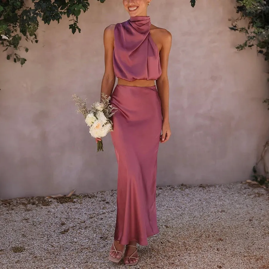 Elegant Two-Piece Dress Set