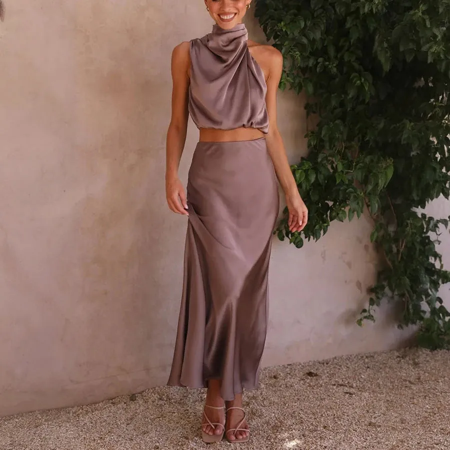 Elegant Two-Piece Dress Set