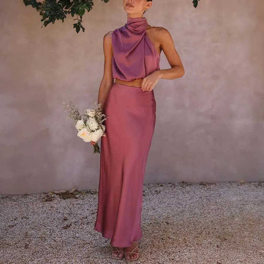 Elegant Two-Piece Dress Set