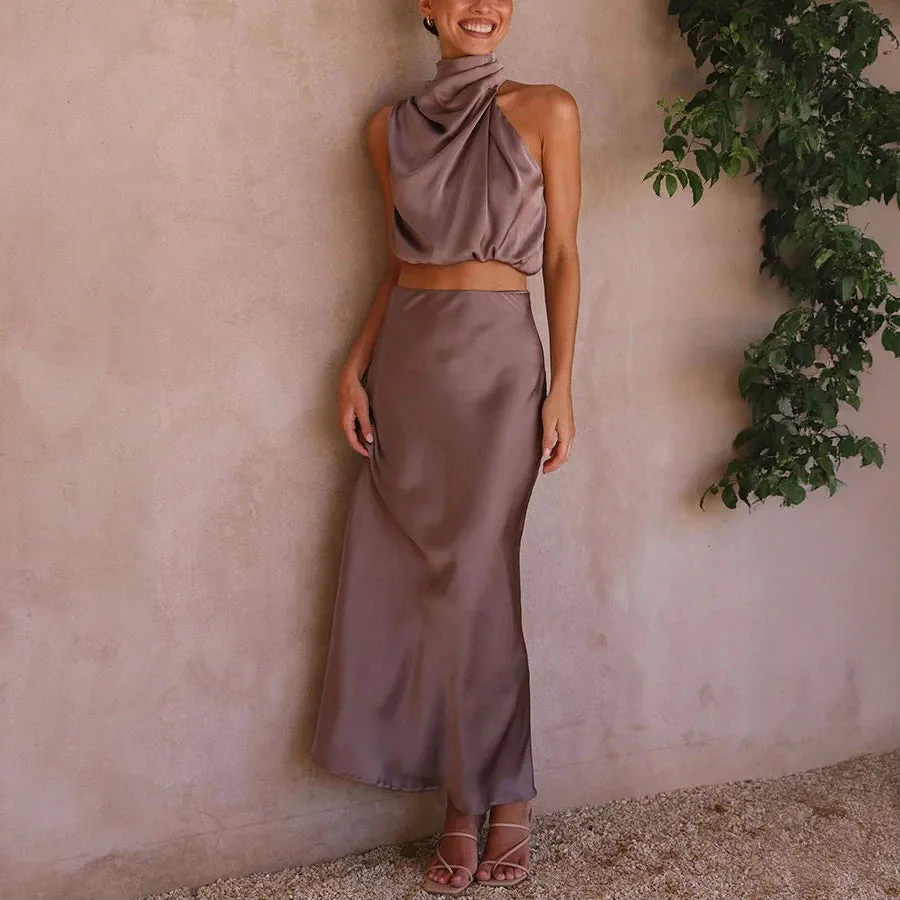 Elegant Two-Piece Dress Set