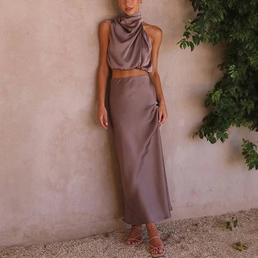 Elegant Two-Piece Dress Set