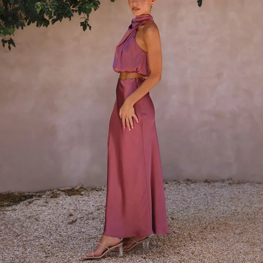Elegant Two-Piece Dress Set