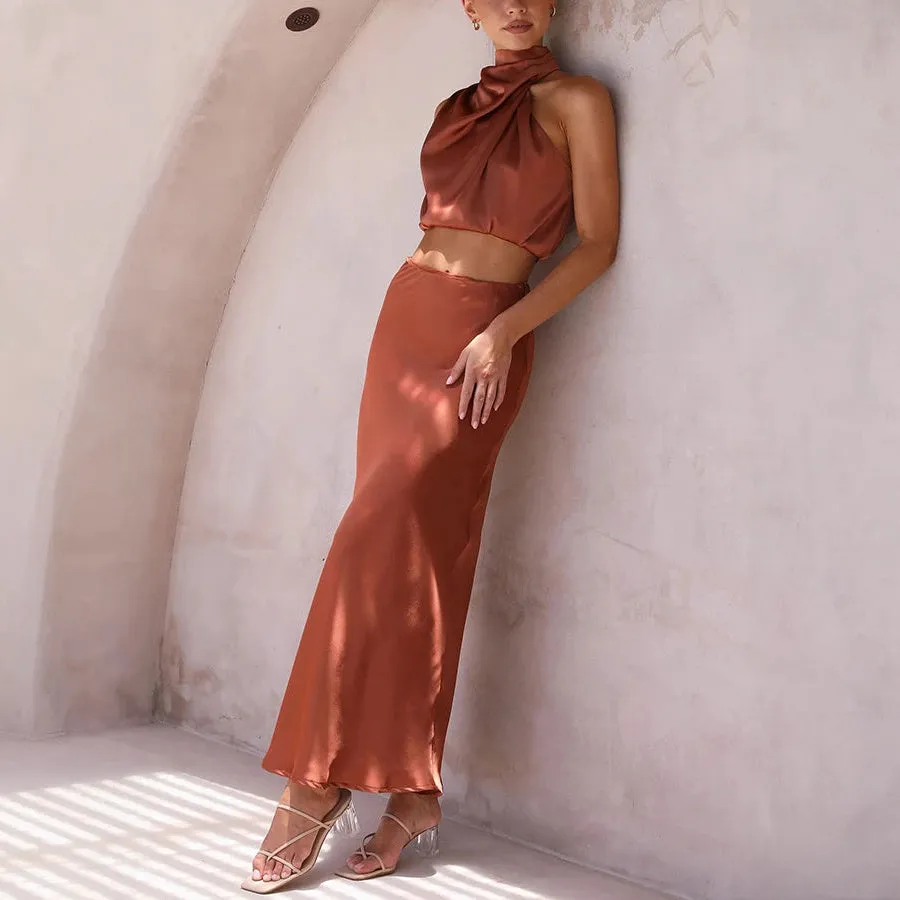 Elegant Two-Piece Dress Set