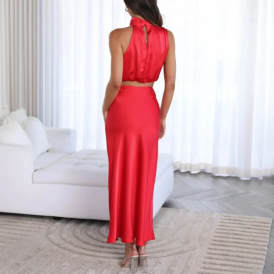 Elegant Two-Piece Dress Set
