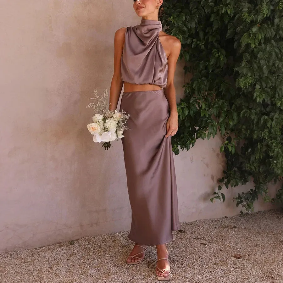 Elegant Two-Piece Dress Set